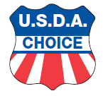 USDA Choice Shield Merchandising Labels